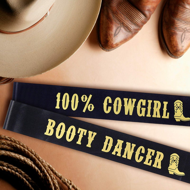 Pop Fizz Designs Nashville Bachelorette Party Sashes | 12 Pack | Includes 1 Bride Sash â€œGetting Hitchedâ€ | 11 Funny Bride Tribe Sashes for Bridal Party - Image 3